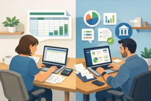 Read more about the article Spreadsheet vs Bookkeeping Software for You