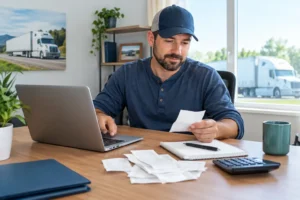 Read more about the article Truck Driver Bookkeeping Example: A Simple Month